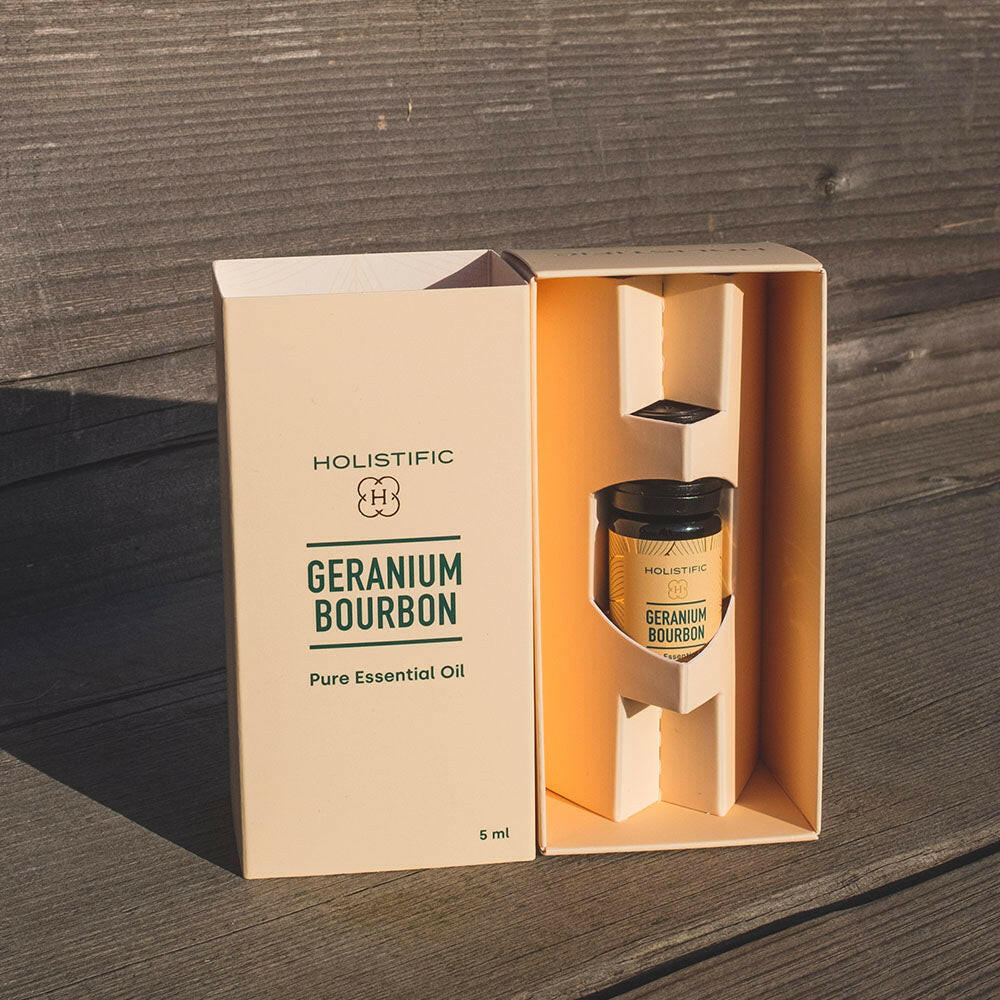 Geranium bourbon - esenciální olej - HOLISTIFIC