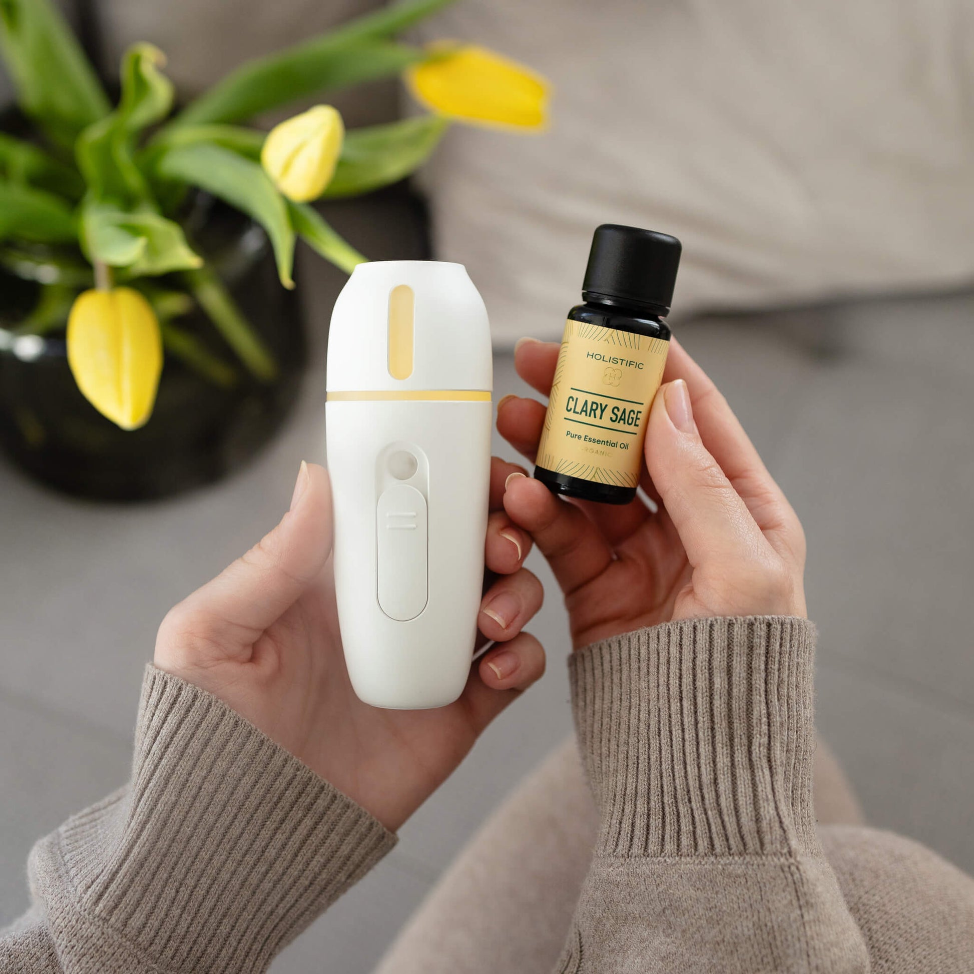 Nifty - aroma difuzér + Šalvěj muškátová 5 ml SUPER CENA - HOLISTIFIC