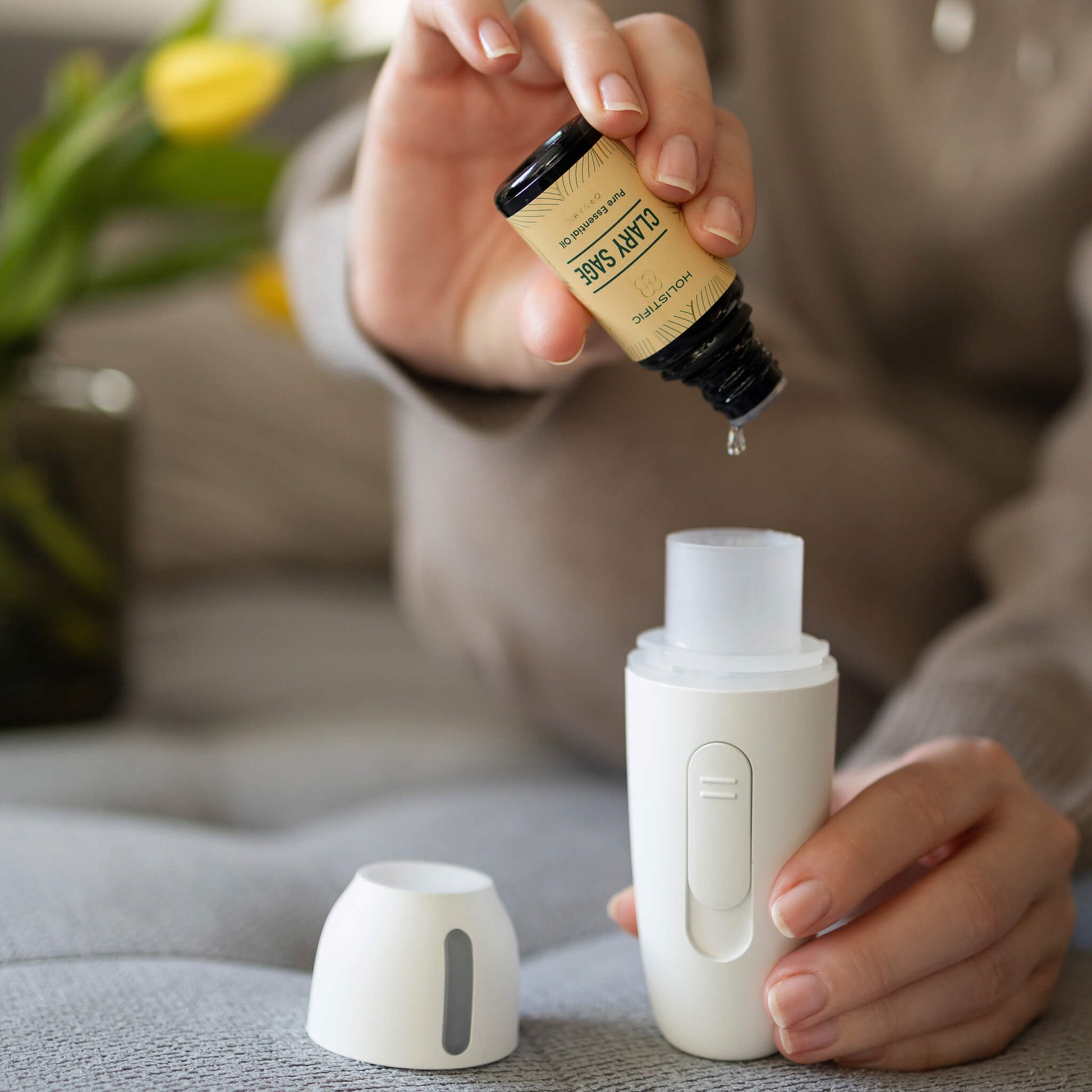 Nifty - aroma difuzér + Šalvěj muškátová 5 ml SUPER CENA - HOLISTIFIC