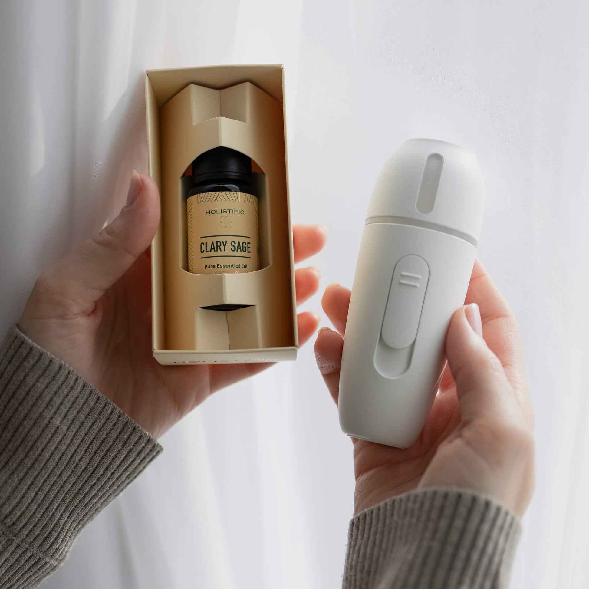 Nifty - aroma difuzér + Šalvěj muškátová 5 ml SUPER CENA - HOLISTIFIC